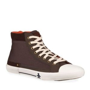 NEW Original Penguin Chocolate Hightop Sneakers